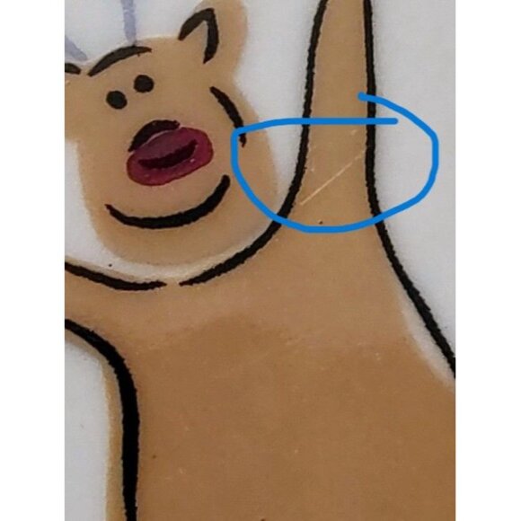 Merry Brite 4 Piece Porcelain Dinnerware Set Reindeer Pattern,  Vintage - Picture 3 of 8